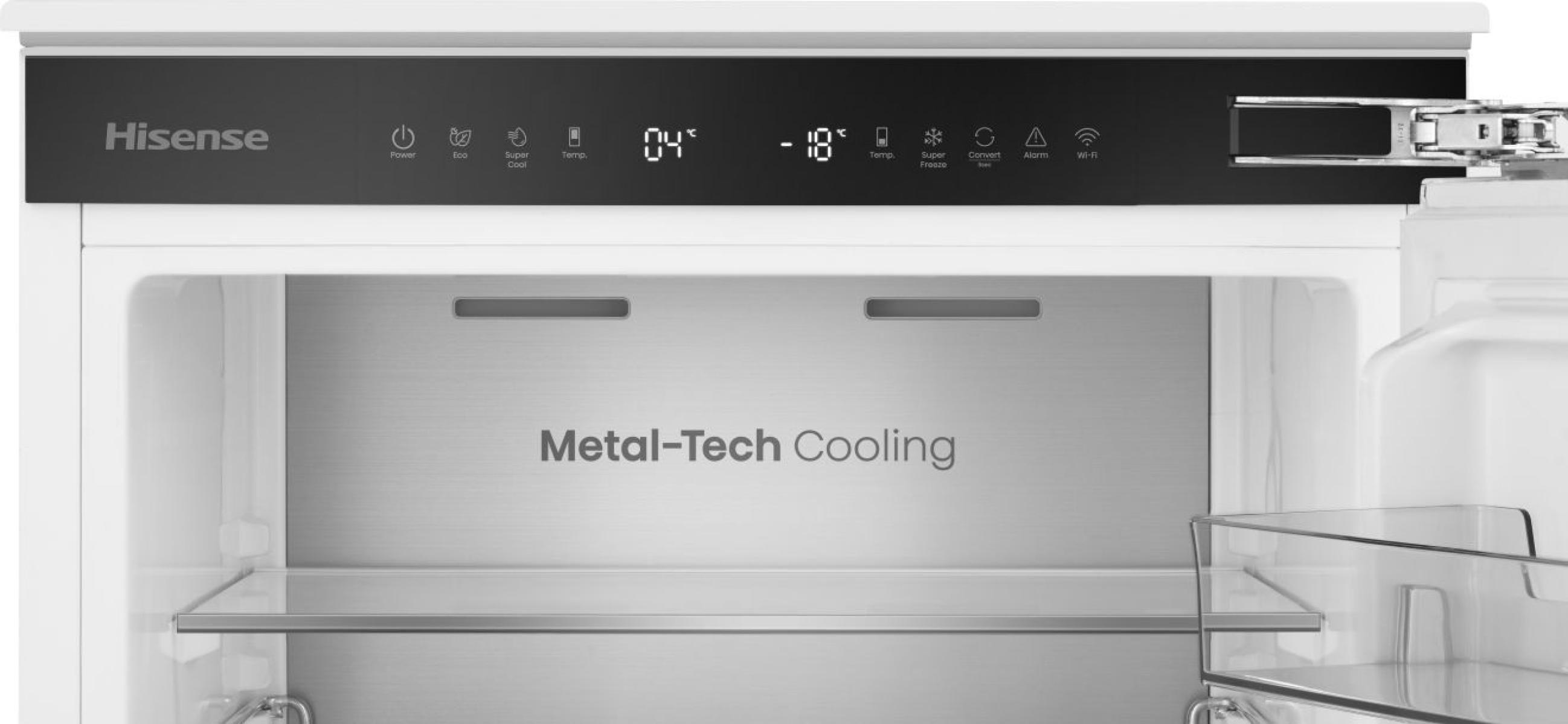 Frigorífico Combinado Encastre HISENSE RB3B250SAWE (252 l - ConnectLife - 177,2x54x54,5 cm - Branco) — miniatura 7