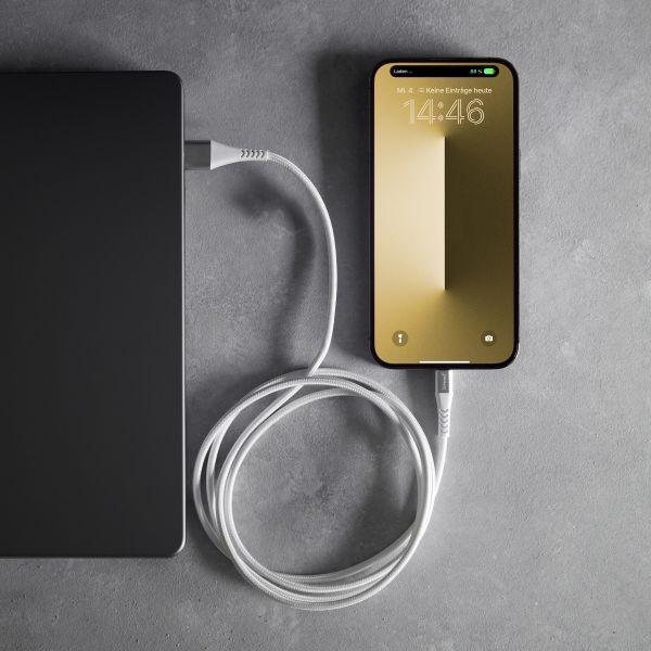 Cabo USB-A para USB-C/Micro-USB/Lightning INTENSO A315L (1,5 m - USB C/Micro USB-A/Lightning - USB A - Branco) — miniatura 2