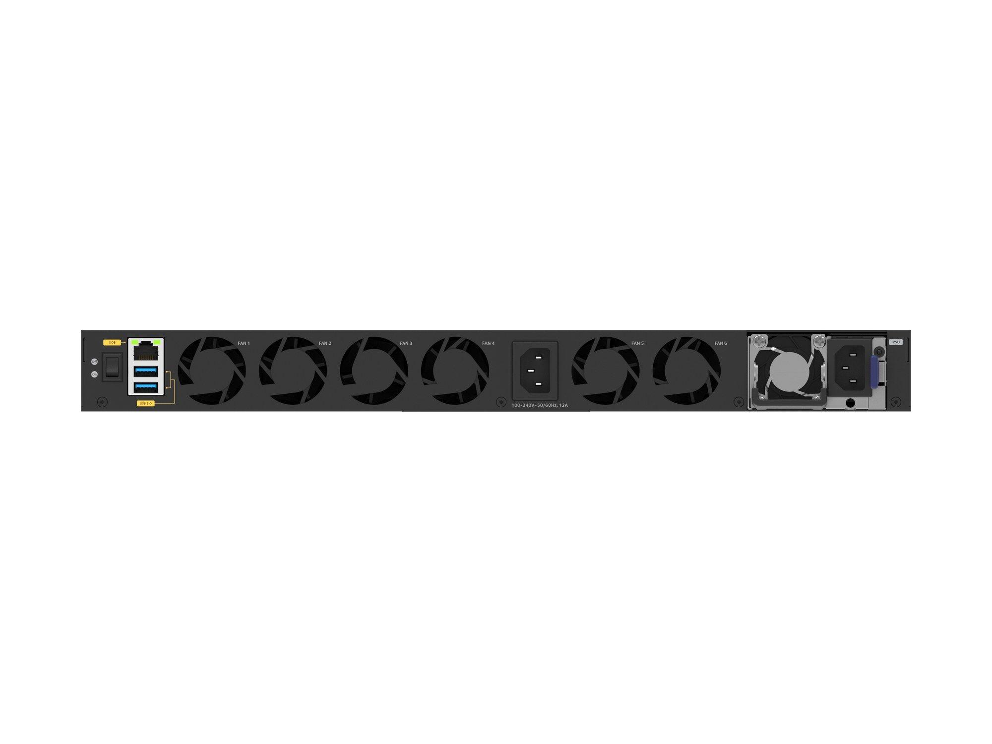 Switch Gerido NETGEAR VSM4320C-100NES (256 MB - 1600 Gbit/s - L3 - Preto)