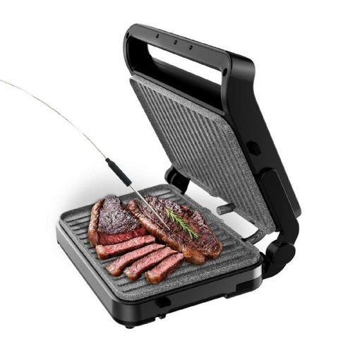 Grelhador Elétrico CECOTEC Rock'nGrill 2000 PerfectCook (Preto e Cinzento)
