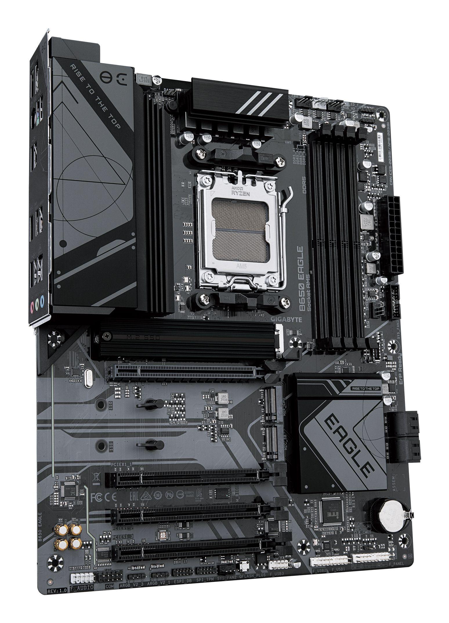 Motherboard GIGABYTE B650 EAGLE (AM5 - ATX - Duplo canal - Castanho), miniatura 3