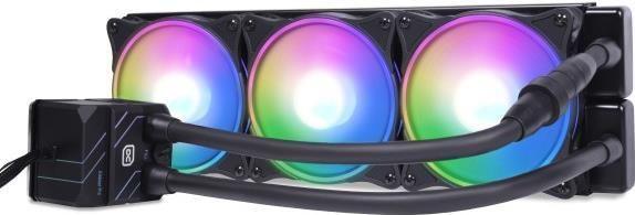 Kit de Refrigeração Líquida para CPU ALPHACOOL Eisbaer Pro HPE Aurora 360 CPU (120 mm - 2500 RPM - RGB multicolorida - Preto)