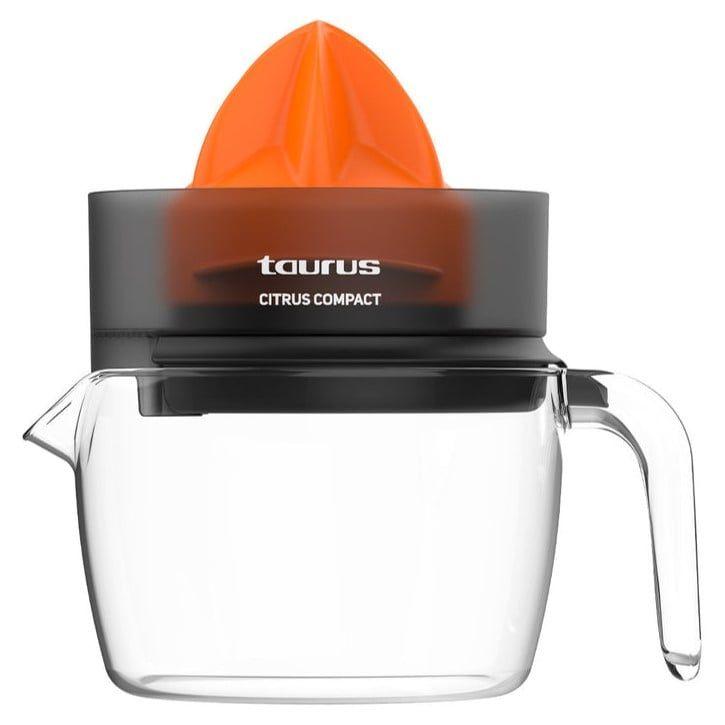 Espremedor de Citrinos TAURUS Citrus Compact (Preto, Laranja e Transparente)