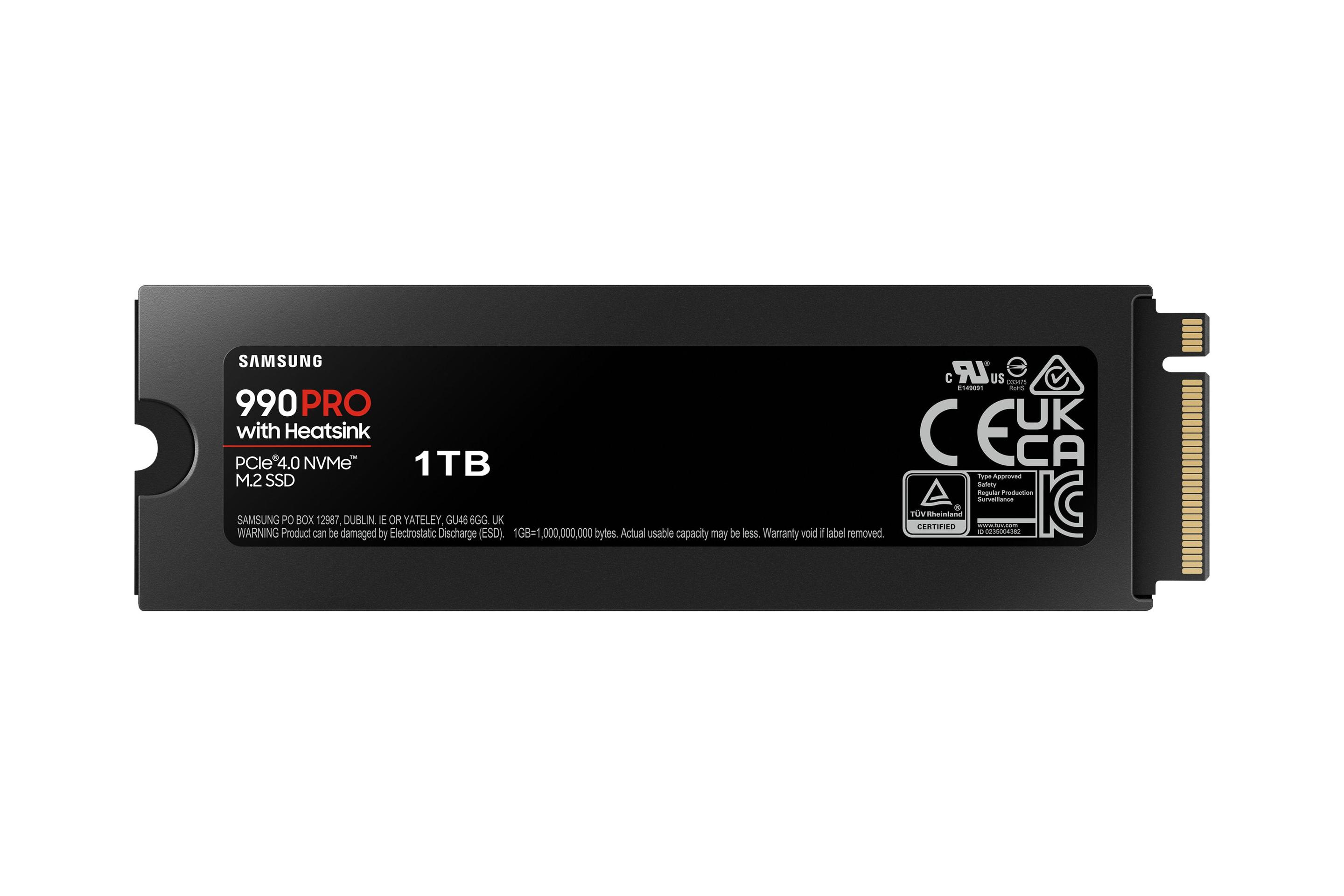 SSD SAMSUNG 990 PRO Heatsink MZ-V9P1T0CW (1 TB - M.2 2280 - PCI Express 4.0 NVMe) — miniatura 2