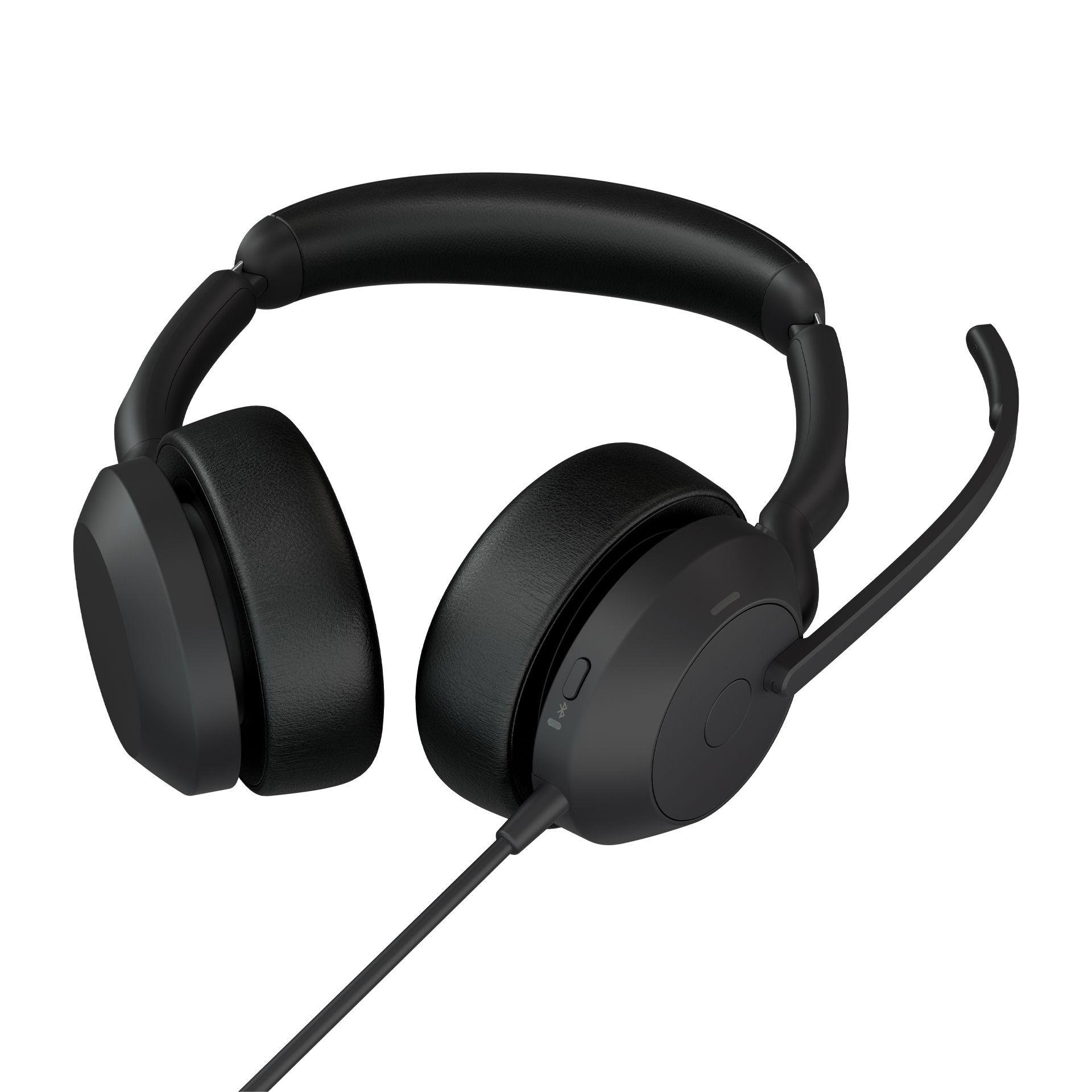 Headset JABRA Evolve2 50 UC (Binaural - Com fios - Supra-aural - Preto), miniatura 3