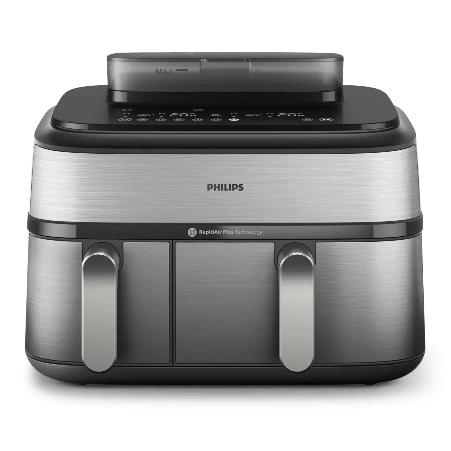 Fritadeira a Ar Independente PHILIPS NA555/00 (2750 W - 200 °C - 40 °C - Prateado), miniatura 2