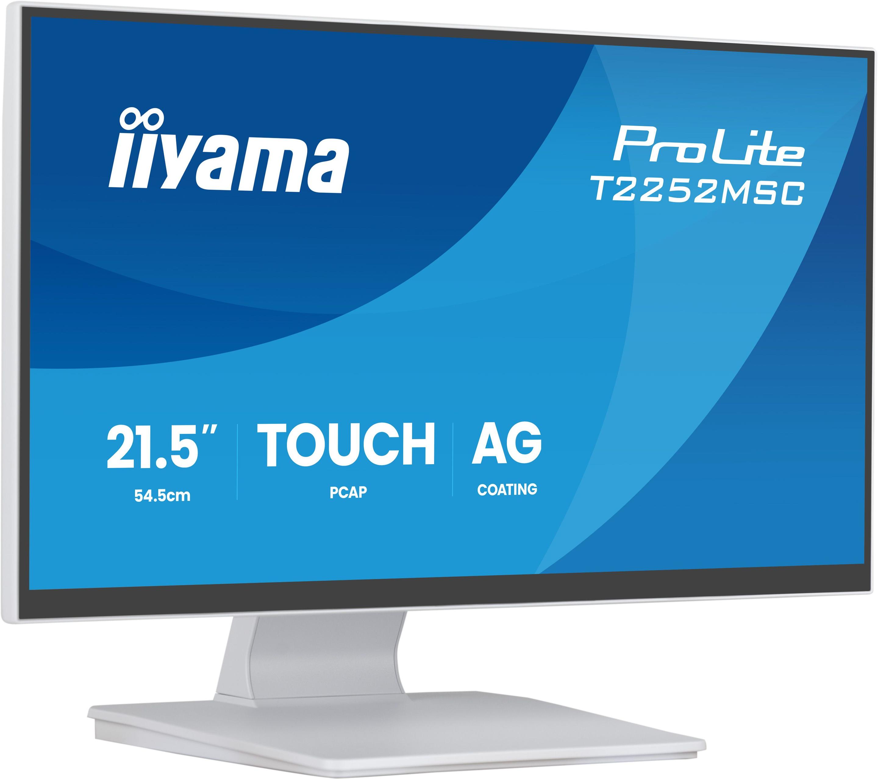 Monitor IIYAMA ProLite T2252MSC-W2AG (21,5" - IPS - 100 Hz - Branco) — miniatura 2