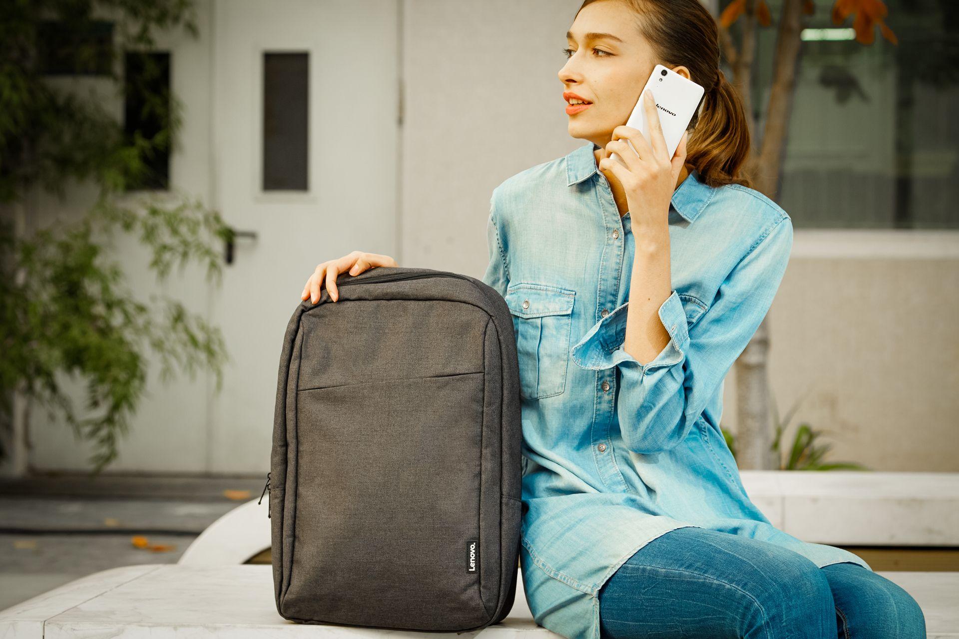 Mochila LENOVO B210 (15,6" - Poliéster - 39,6 cm - Preto), miniatura 5