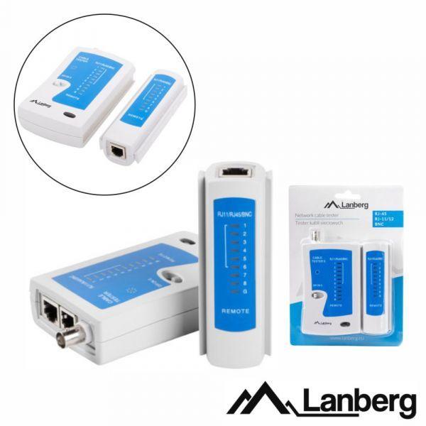 Testador de Cabos de Rede LANBERG NT-0401 (Azul e Branco), miniatura 4