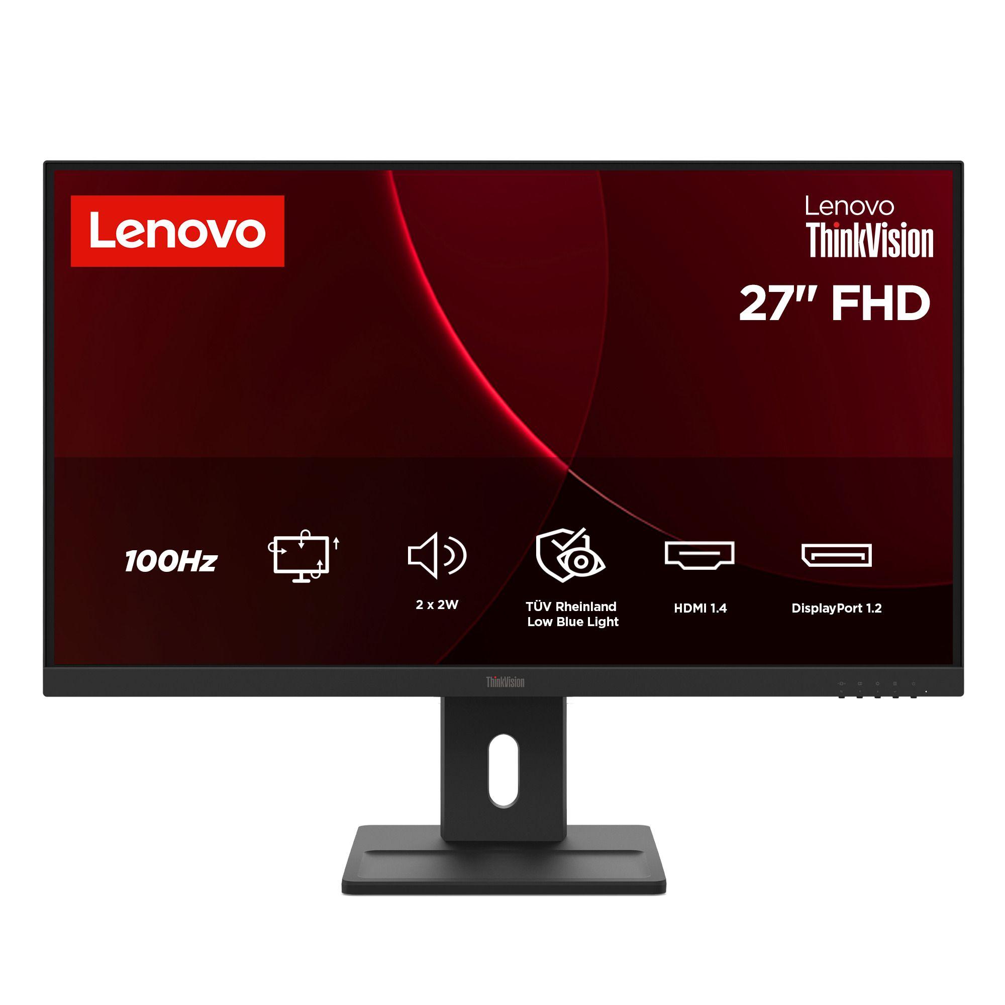 Monitor LENOVO ThinkVision E27-40 64BCMAT4EU (27" - IPS - 100 Hz - Preto) — imagem 1