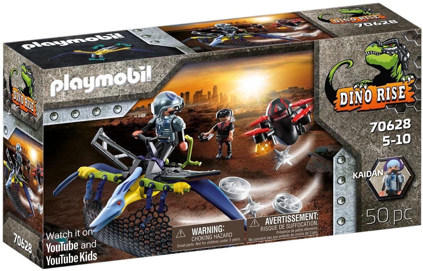 Conjunto de Construção PLAYMOBIL Dino Rise Pteranodon: Ataque Desde o Ar 70628 (Dino Rise - 5 anos - Multicor)