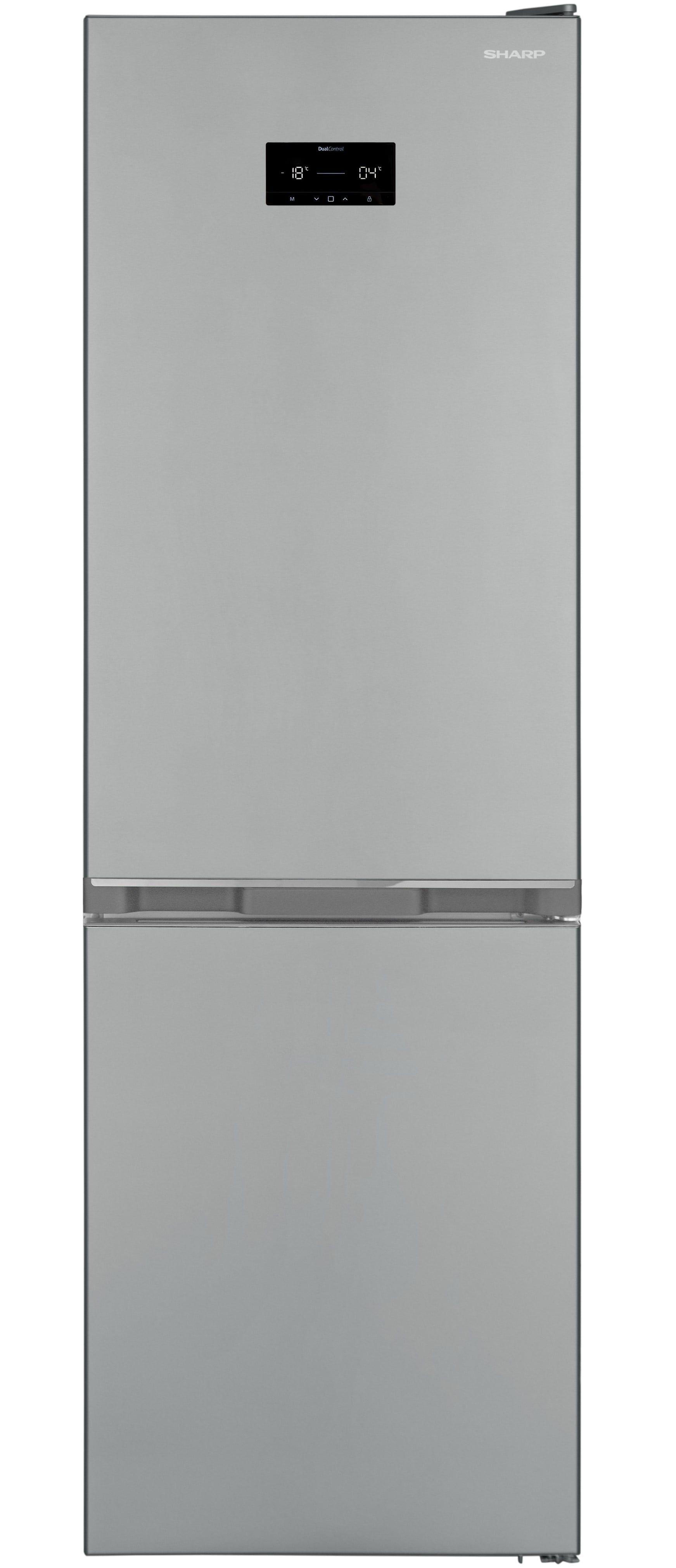 Frigorífico Combinado SHARP SJBA10DHXID (329 L - 186x59,5x65 cm - 60 cm - Inox)