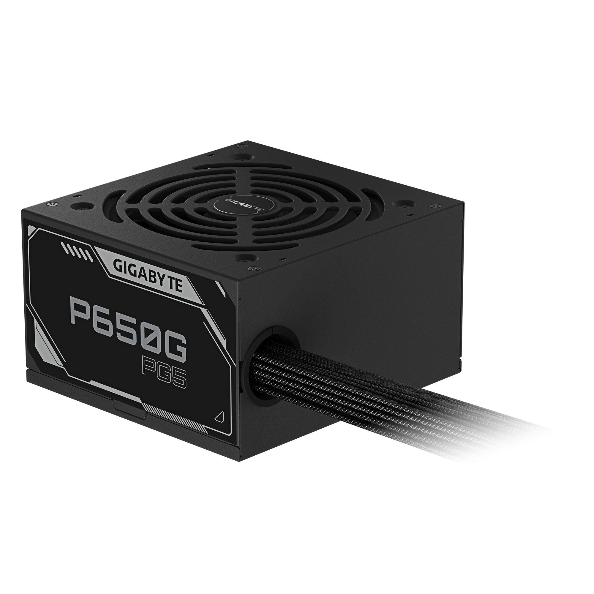 Fonte de Alimentação GIGABYTE GP-P650G PG5 EU (ATX - 650 W - 80 PLUS Gold - Preto), miniatura 2