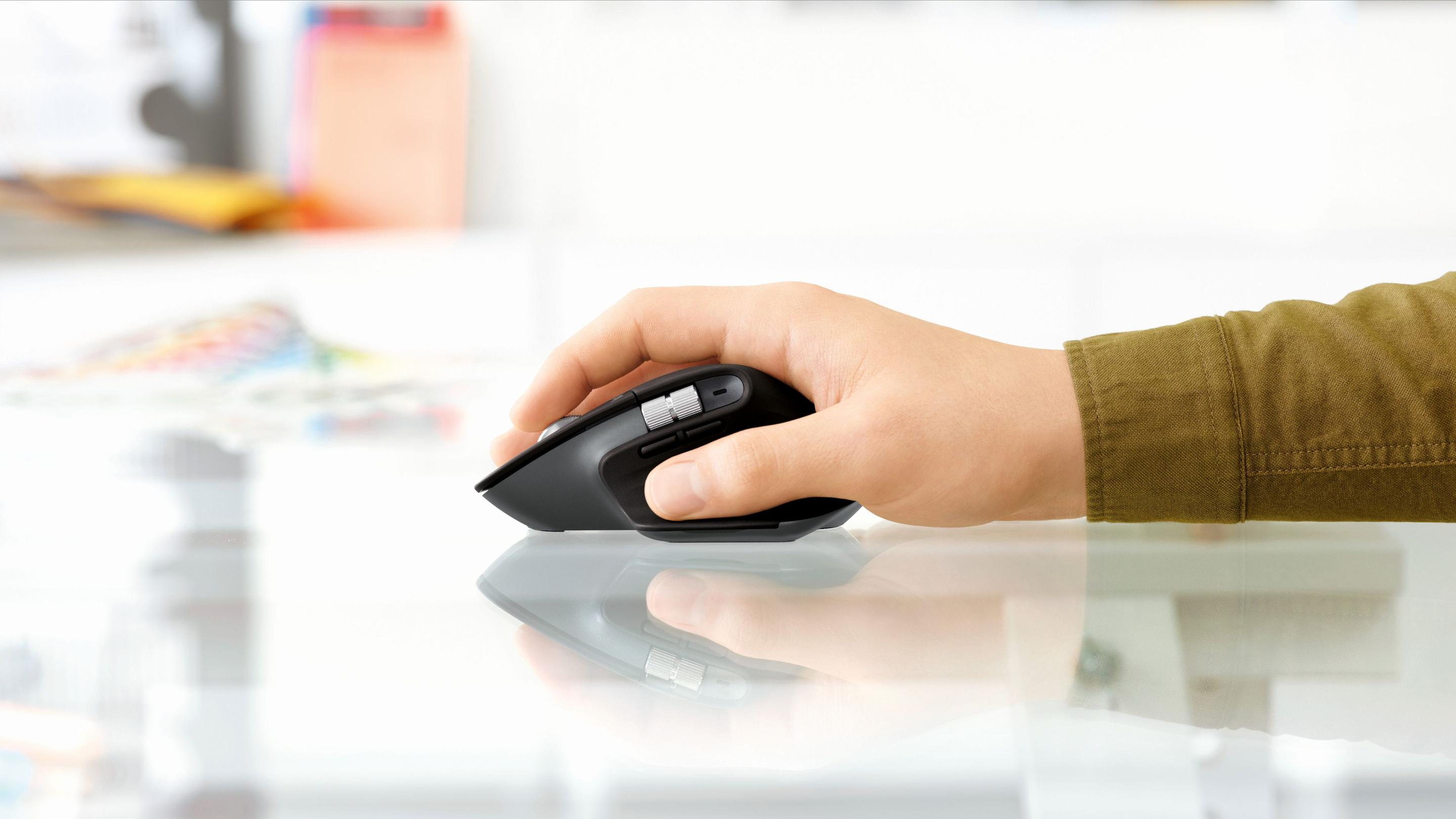 Rato LOGITECH MX Master 3S (Mão direita - 8000 DPI - Laser - Preto) — miniatura 9