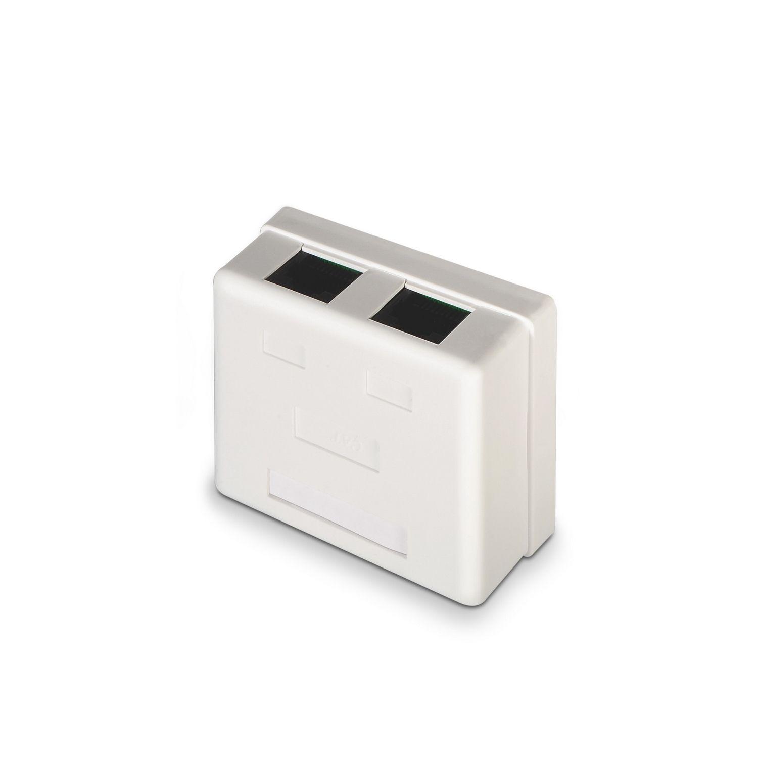 Roseta de Superfície RJ45 AISENS A139-0302 (Branco), miniatura 2