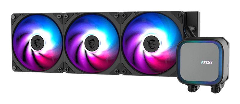 Sistema de Refrigeração Líquida MSI MAG CORELIQUID A13 360 (12 cm - Multi - 3-pin - Preto)