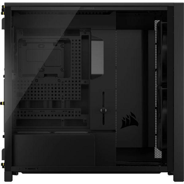 Caixa PC CORSAIR FRAME 5000D Wood RS (ATX, EATX, micro ATX, Mini-ITX - 2.5" - Plástico, Aço, Vidro temperado - Preto/Noz) — miniatura 3
