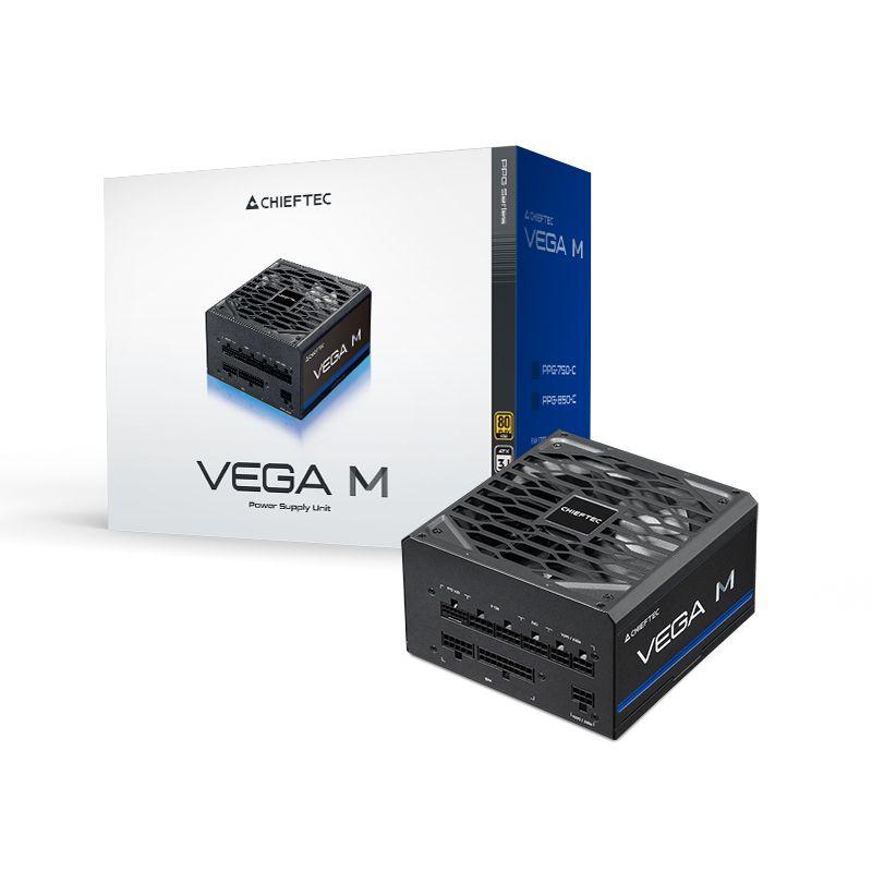 Fonte de Alimentação CHIEFTEC Vega M Series PPG-850-C (ATX - 850 W - 80 PLUS Gold - Preto), miniatura 8