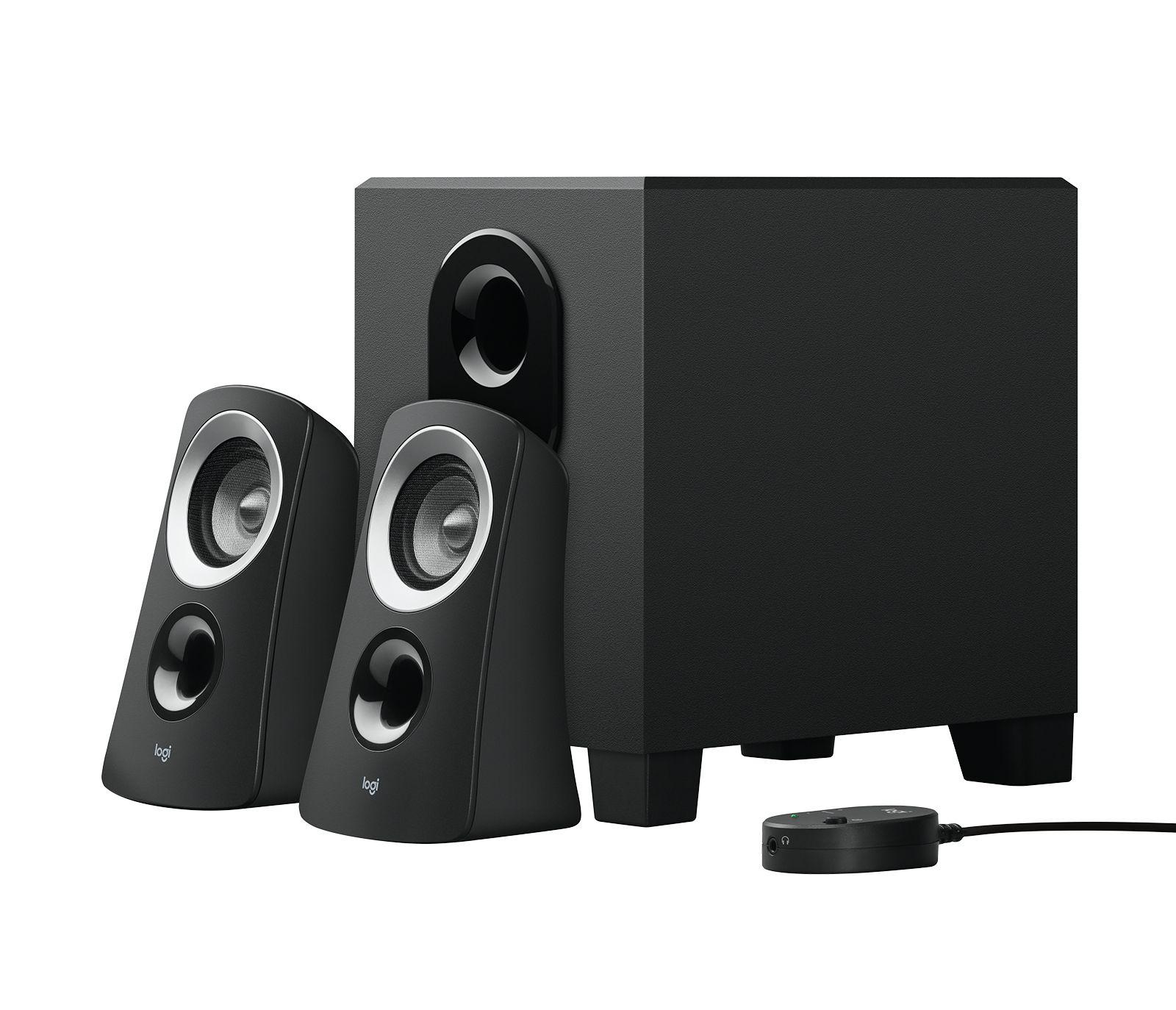 Colunas LOGITECH Z313 (Com fios - 25 W - 2.1 canais - Preto) — miniatura 3