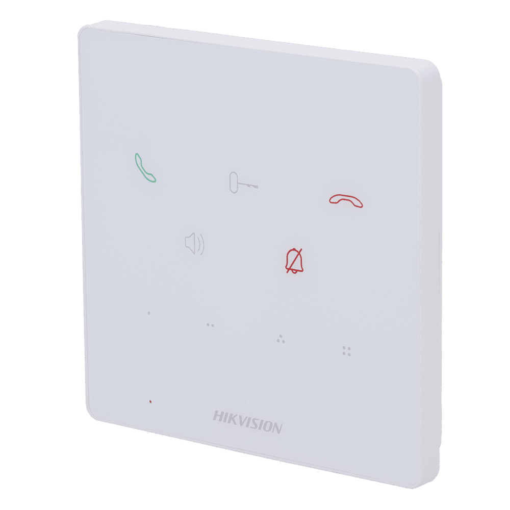 Monitor Interior de Videoporteiro HIKVISION DS-KH7000EY-E2/White (Áudio bidirecional - 2 fios HD - Montagem em superfície - Branco)