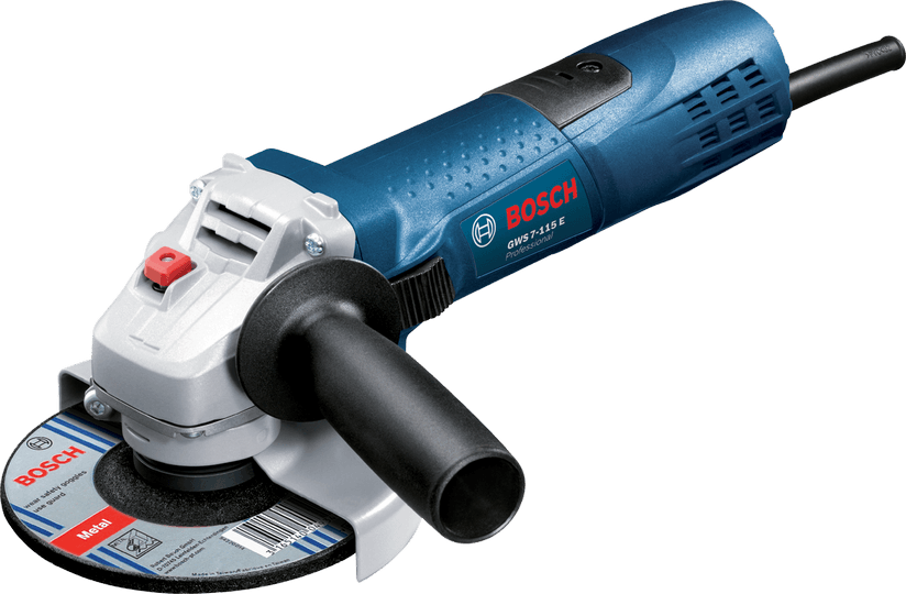 Rebarbadora BOSCH GWS 7-115 E (Preto e Azul)