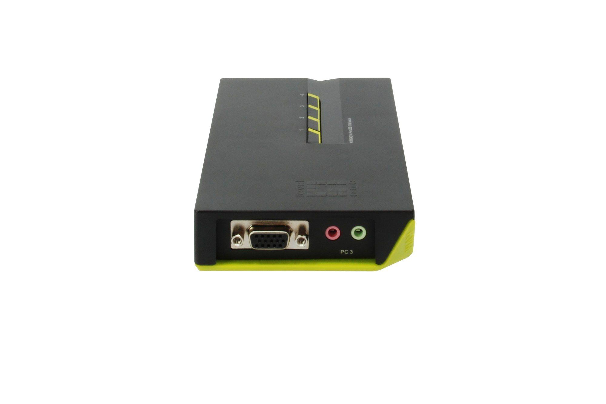 Switch KVM LEVELONE KVM-0421 (Preto e Verde) — miniatura 5
