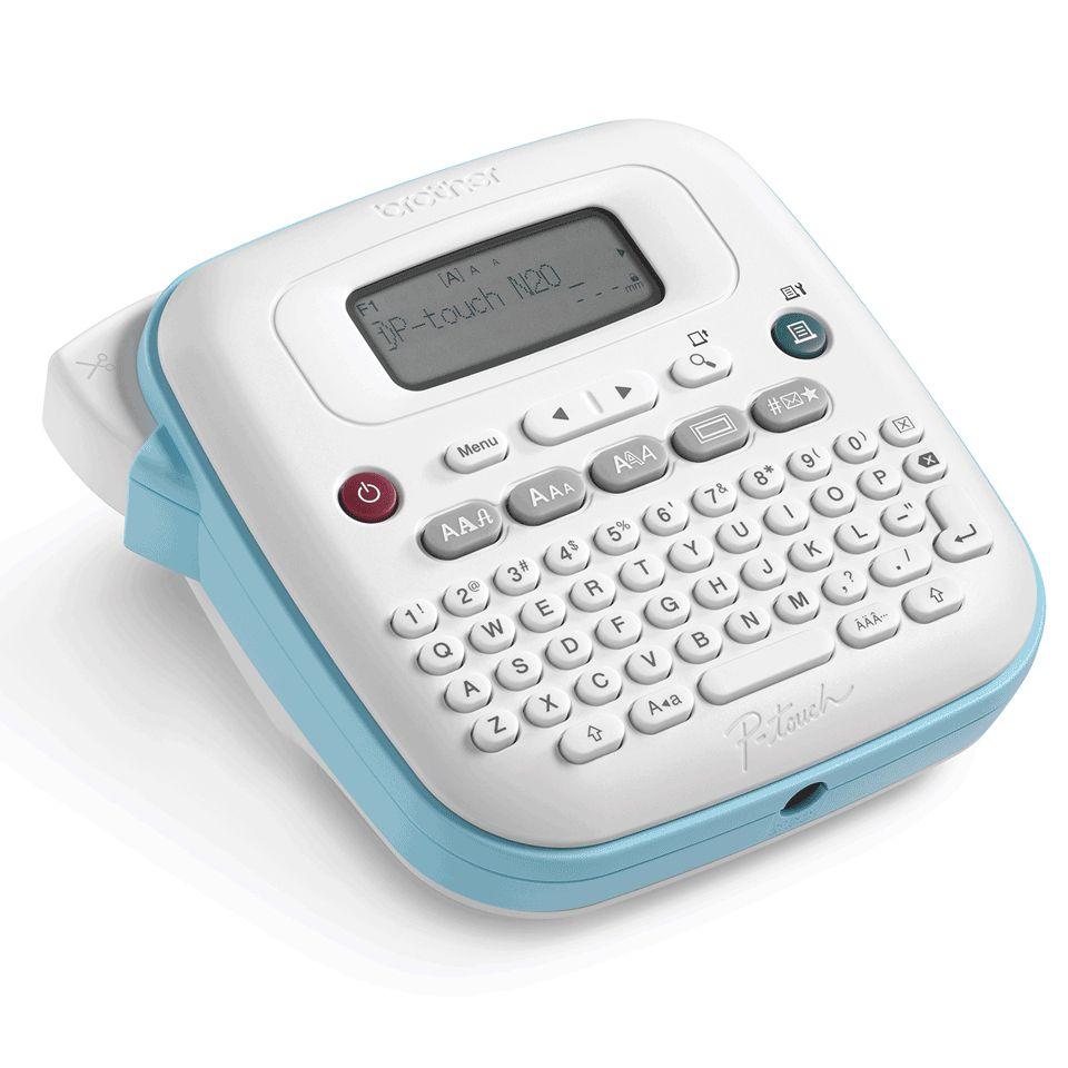 Etiquetadora BROTHER P-touch N20 (Corrente alternada, Bateria - Azul e Branco), miniatura 2