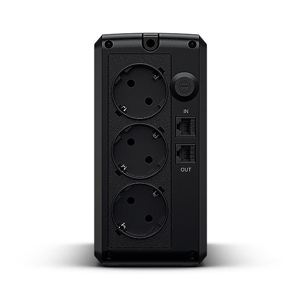 UPS CYBERPOWER UT650EG (1 x RJ-11 - Tipo F - Preto), miniatura 3