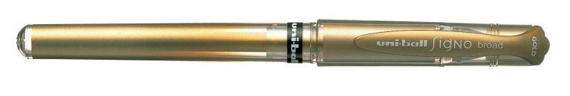Caneta de Gel UNIBALL Signo Broad UM-153 (Plástico - Dourado)