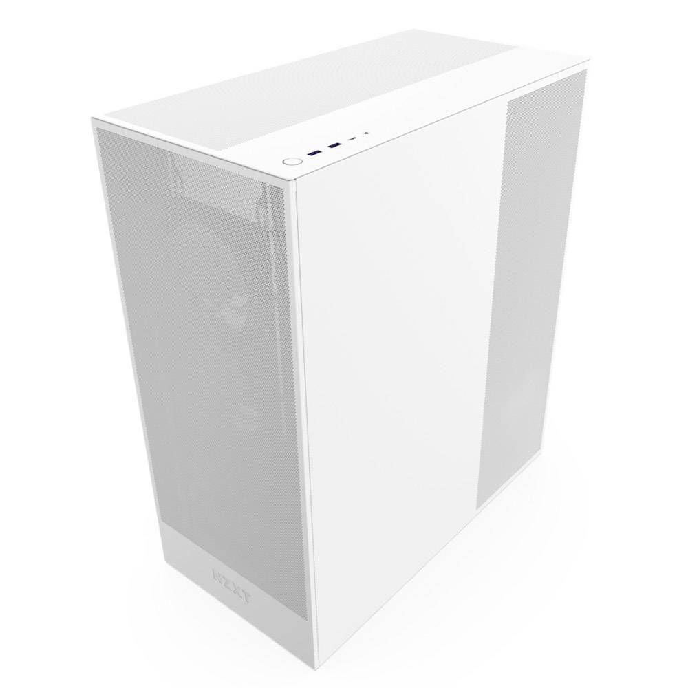 Caixa PC ATX NZXT H7 Flow 2024 (Mini-ITX, ATX, EATX - ATX, SFX, SFX-L - Midi Tower - Branca) — miniatura 6