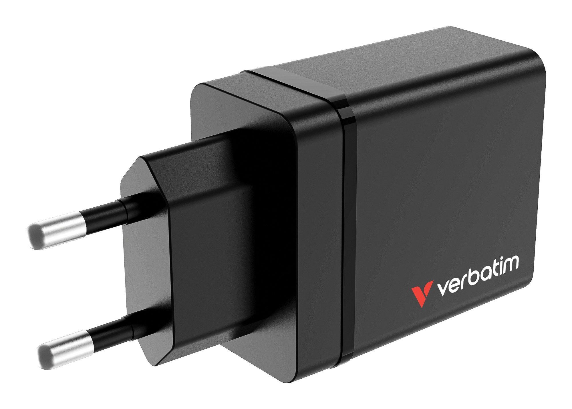 Carregador de Dispositivos Móveis VERBATIM 49700 (30 W - Sim, versão 3.0 - 20 W - Preto), miniatura 5