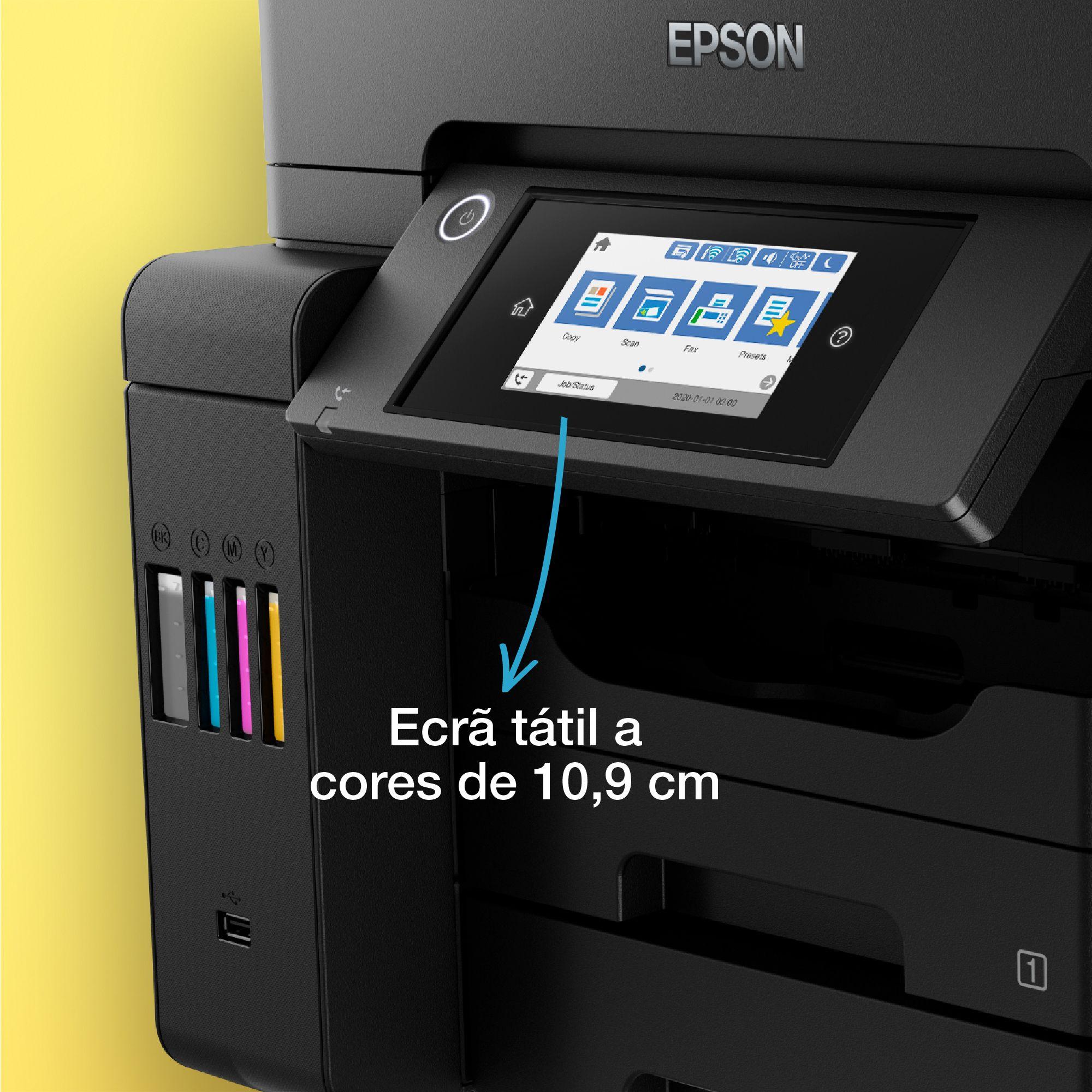 Impressora Multifunções EPSON EcoTank ET-5805 (A4 - Impressão a cores - 550 folhas - Preto) — miniatura 5