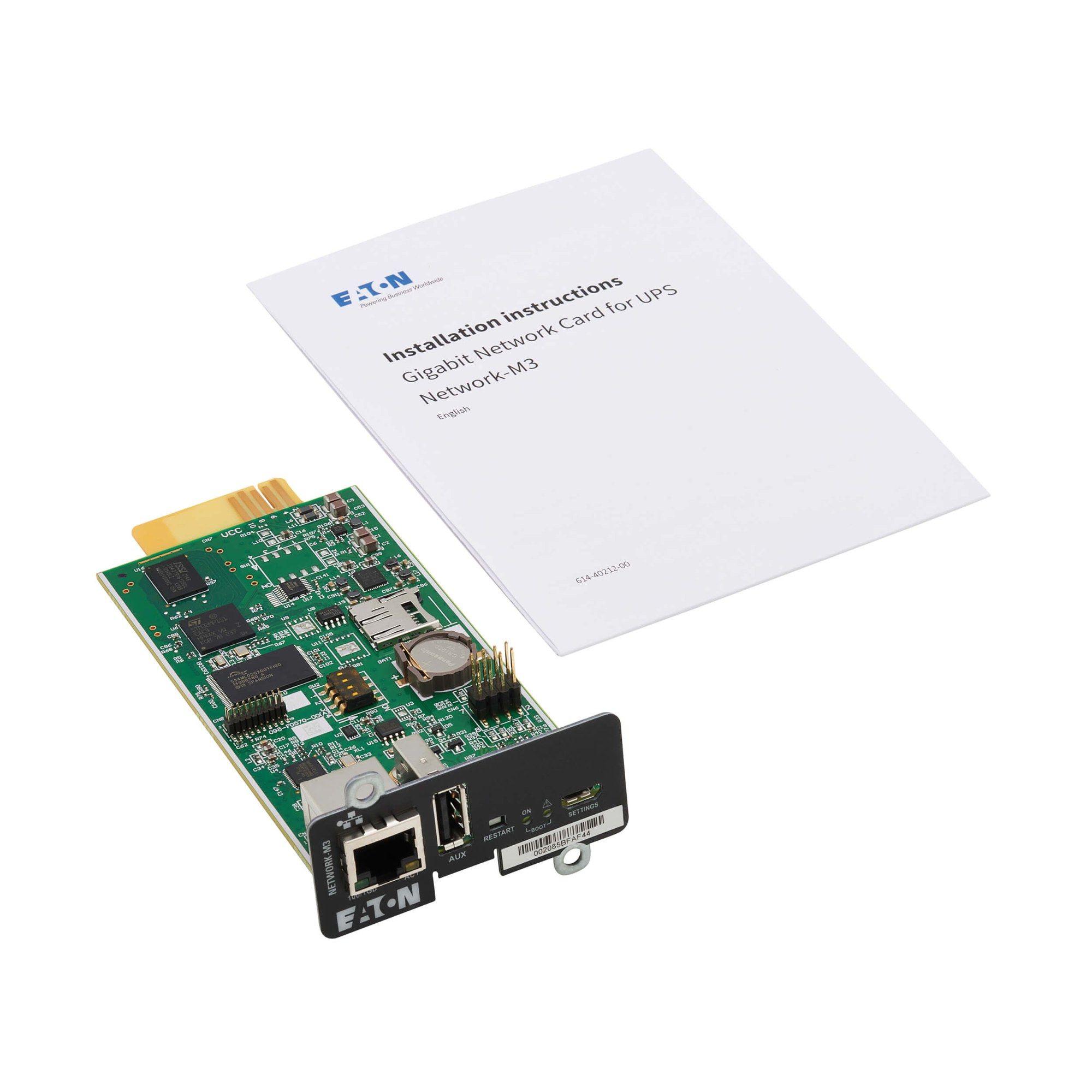 Cartão de Rede EATON NETWORK-M3 (Gigabit Ethernet - Mini Slot - 1000 Mbit/s) — miniatura 9