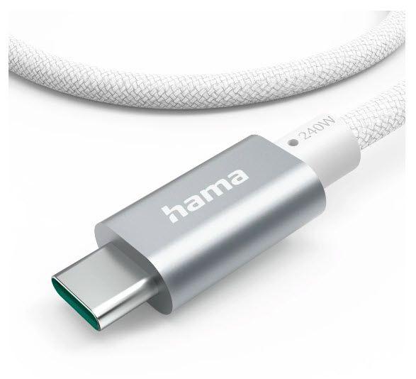 Cabo USB-C HAMA 00201721 (1,5 m - USB C - Branco) — miniatura 4