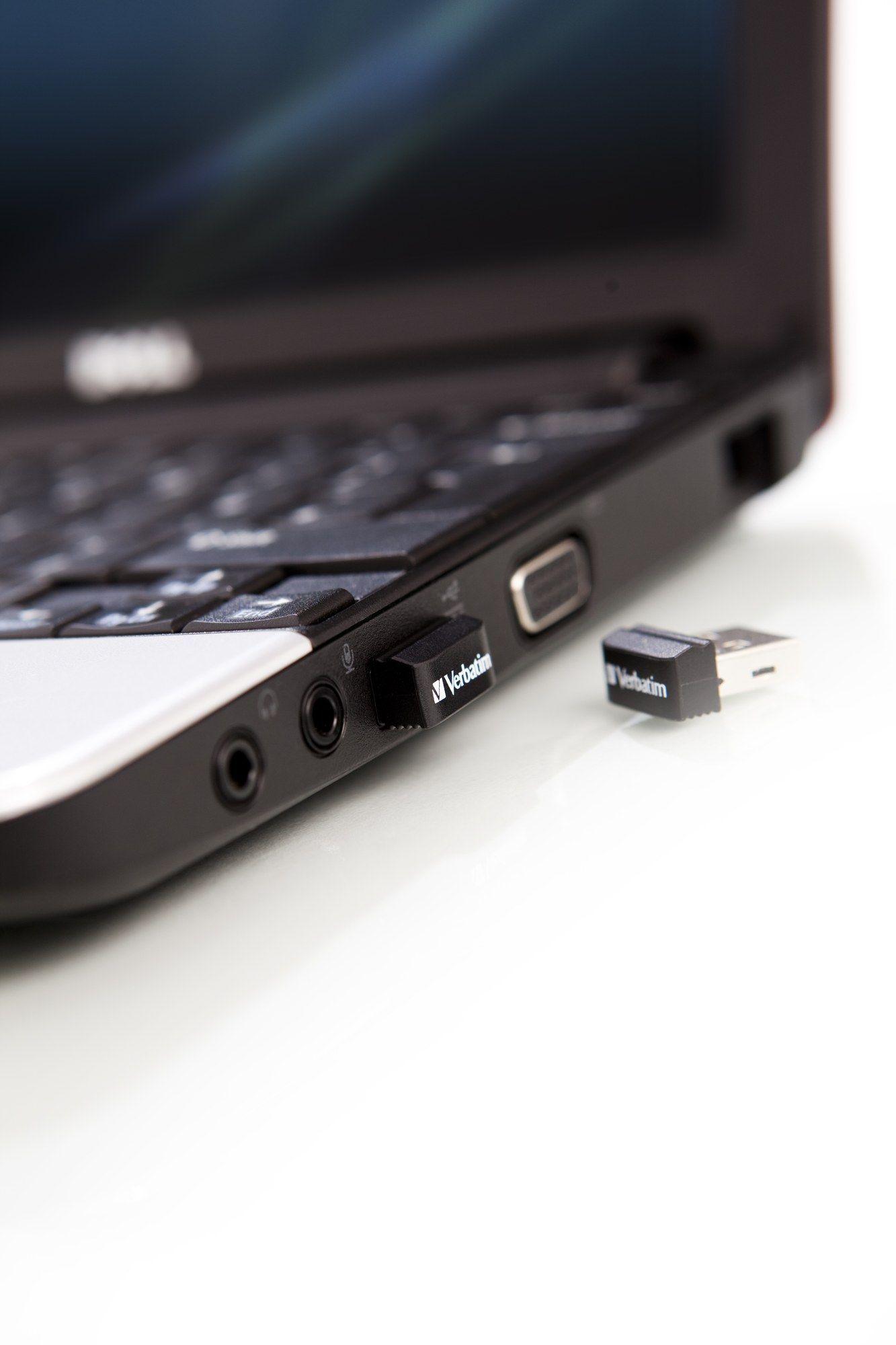 Pen USB VERBATIM Store'n'Stay Nano (USB Type-A - Sem tampa - 10 MB/s - Preto), miniatura 6