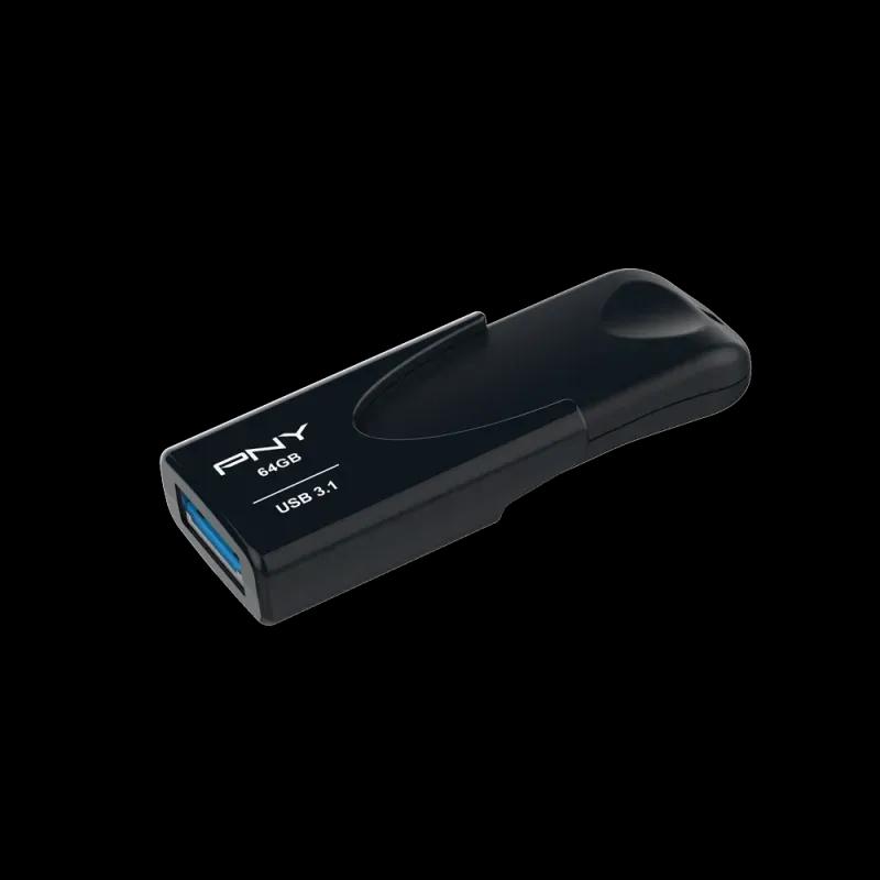 Pen USB PNY Attaché 4 (64 GB - Sem tampa - USB Type-A - Preto), miniatura 2