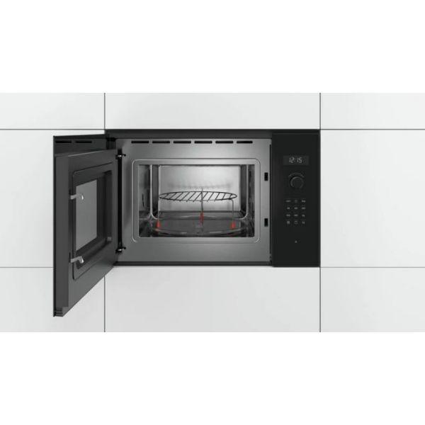 Micro-ondas de Encastre BOSCH BEL554MB0 (Altura 38,2 cm - Preto e Inox) — miniatura 3