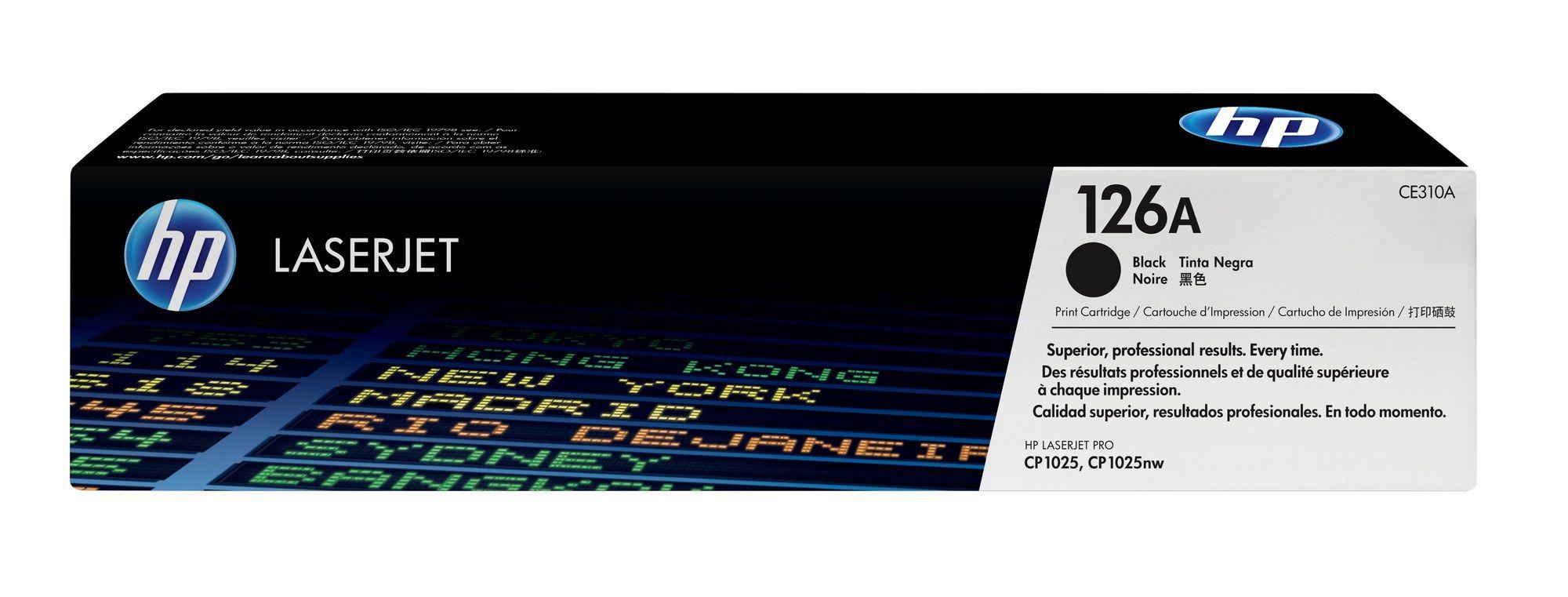 Toner HP 126A CE310A (1200 páginas - HP LaserJet Pro CP1025 - Preto)