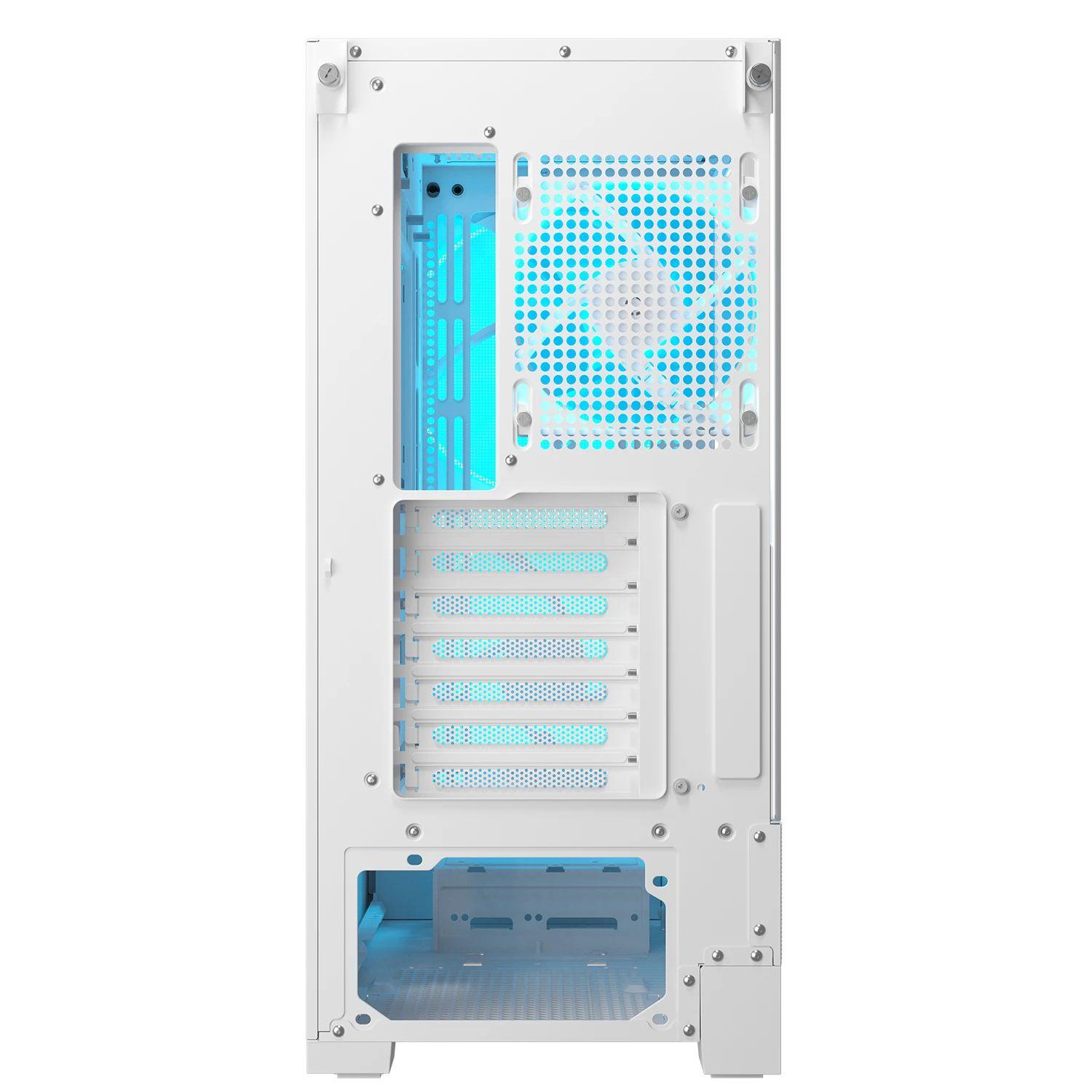Caixa de Computador COUGAR CGR-5VA4W-RGB Airface 180 (ATX, CEB, Micro ATX, Mini-ITX - Midi Tower - 17 cm - Branco), miniatura 9