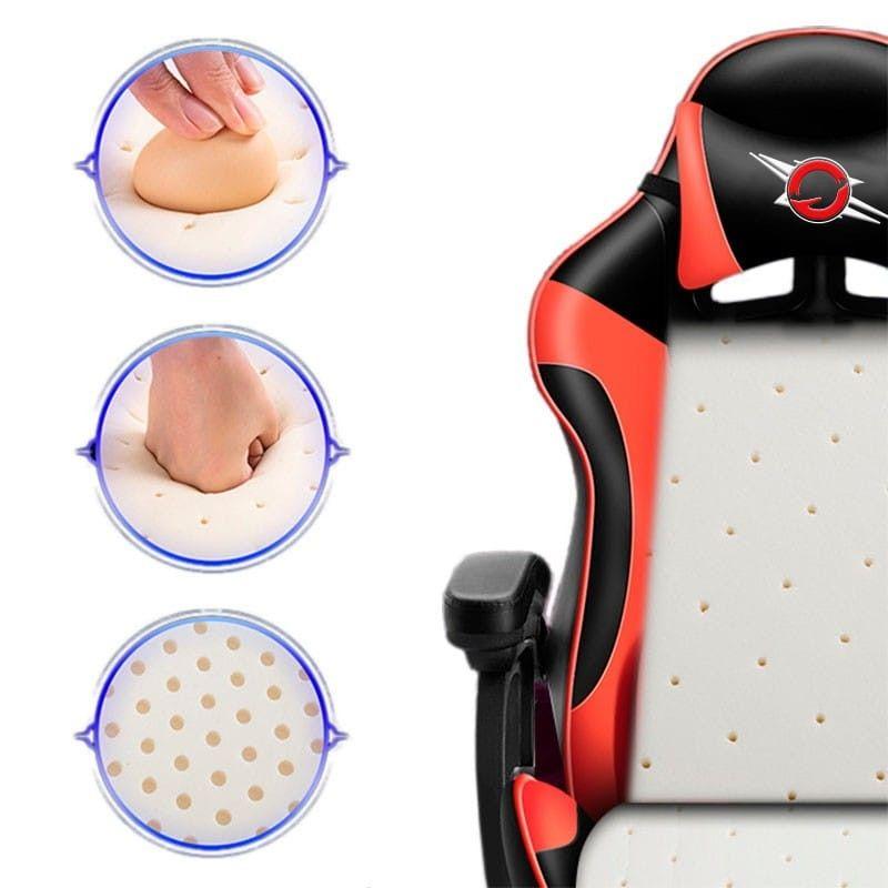Cadeira Gaming POWERGAMING CGAMING813M7P-BR (Pele sintética - Preto/Branco) — miniatura 3