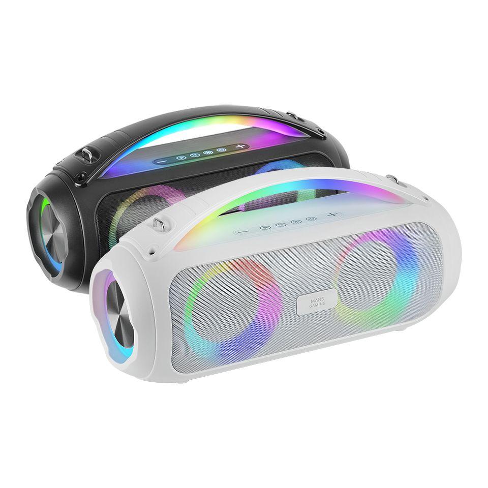 Coluna Portátil MARS GAMING MS-PULSE (50 W - USB Type-A para USB Type-C - Branco), miniatura 2