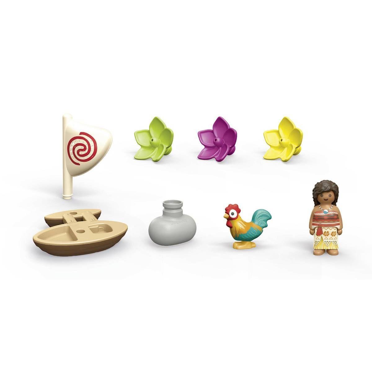 Catamarã PLAYMOBIL 71459 1.2.3 & Disney Vaiana (1 ano - Multicor), miniatura 3