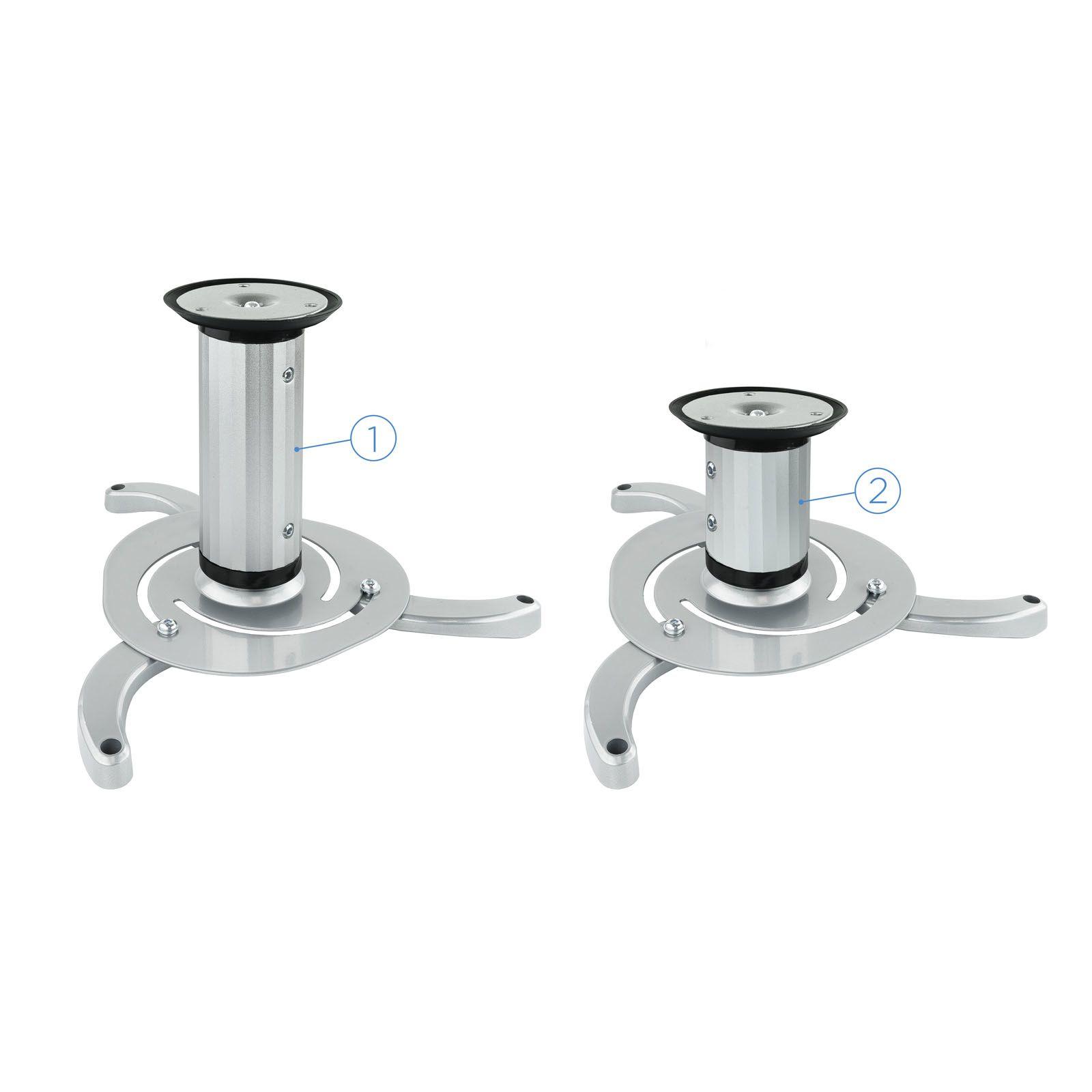 Suporte de Teto para Projetor TOOQ PJ1010TN-S (10 kg - Teto - -15-15° - Prateado), miniatura 2