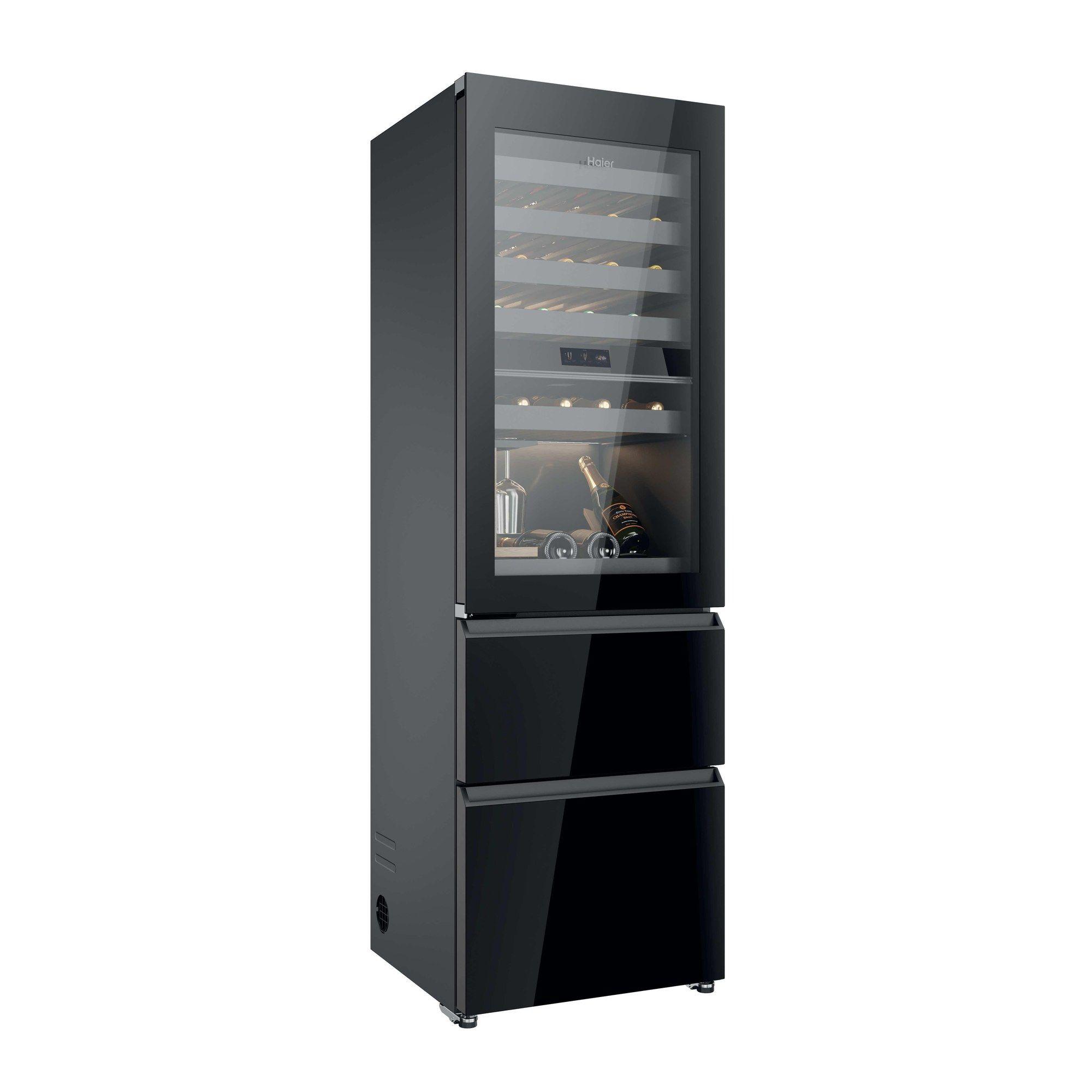 Cave de Vinhos de Encastre HAIER CSW9619ENGBW (Altura 190,6 cm - 191 cm - 60 cm - Preto), miniatura 3