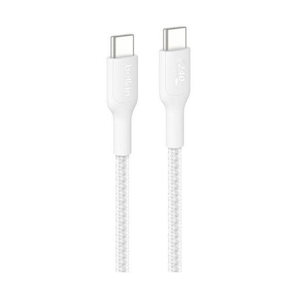Cabo USB-C BELKIN BoostCharge Pro CAB025hq2MWH (2 m - USB-C - Branco) — miniatura 2