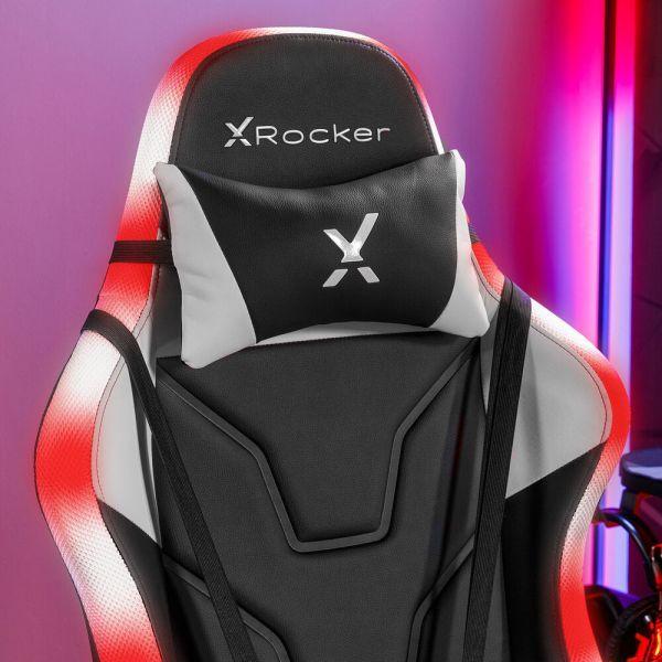 Cadeira Gaming XROCKER Agility Sport Esport RGB (135° - Ajustáveis em 3D - Preto), miniatura 3