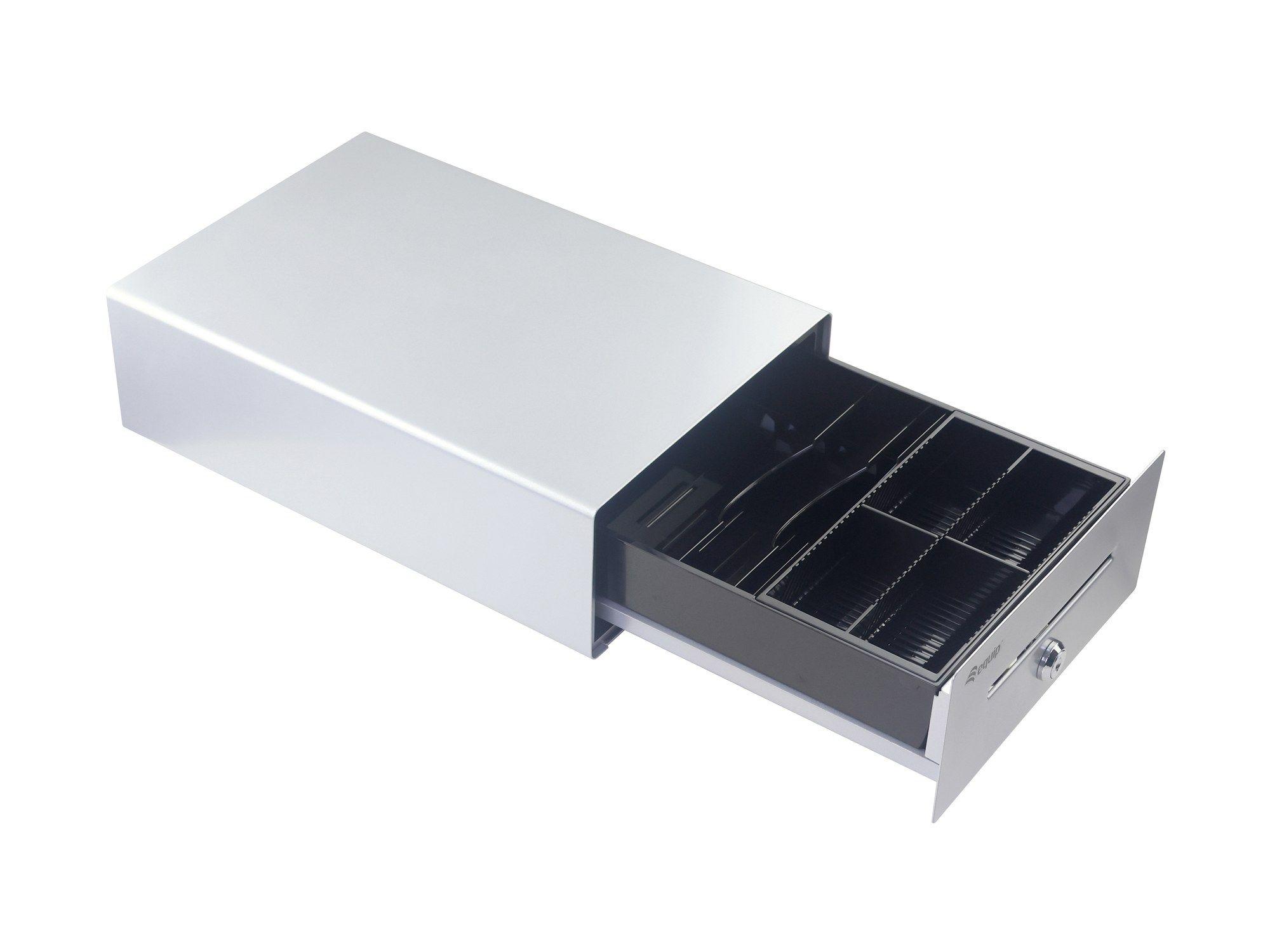 Gaveta de Dinheiro EQUIP 351012 (Manual e Automática - 230 x 338 x 110 mm - Prateado) — miniatura 5
