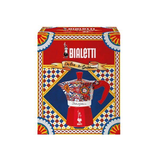 Cafeteira Italiana BIALETTI Moka Express Dolce&Gabbana (Altura 15 cm - Vermelho, Azul e Branco), miniatura 5
