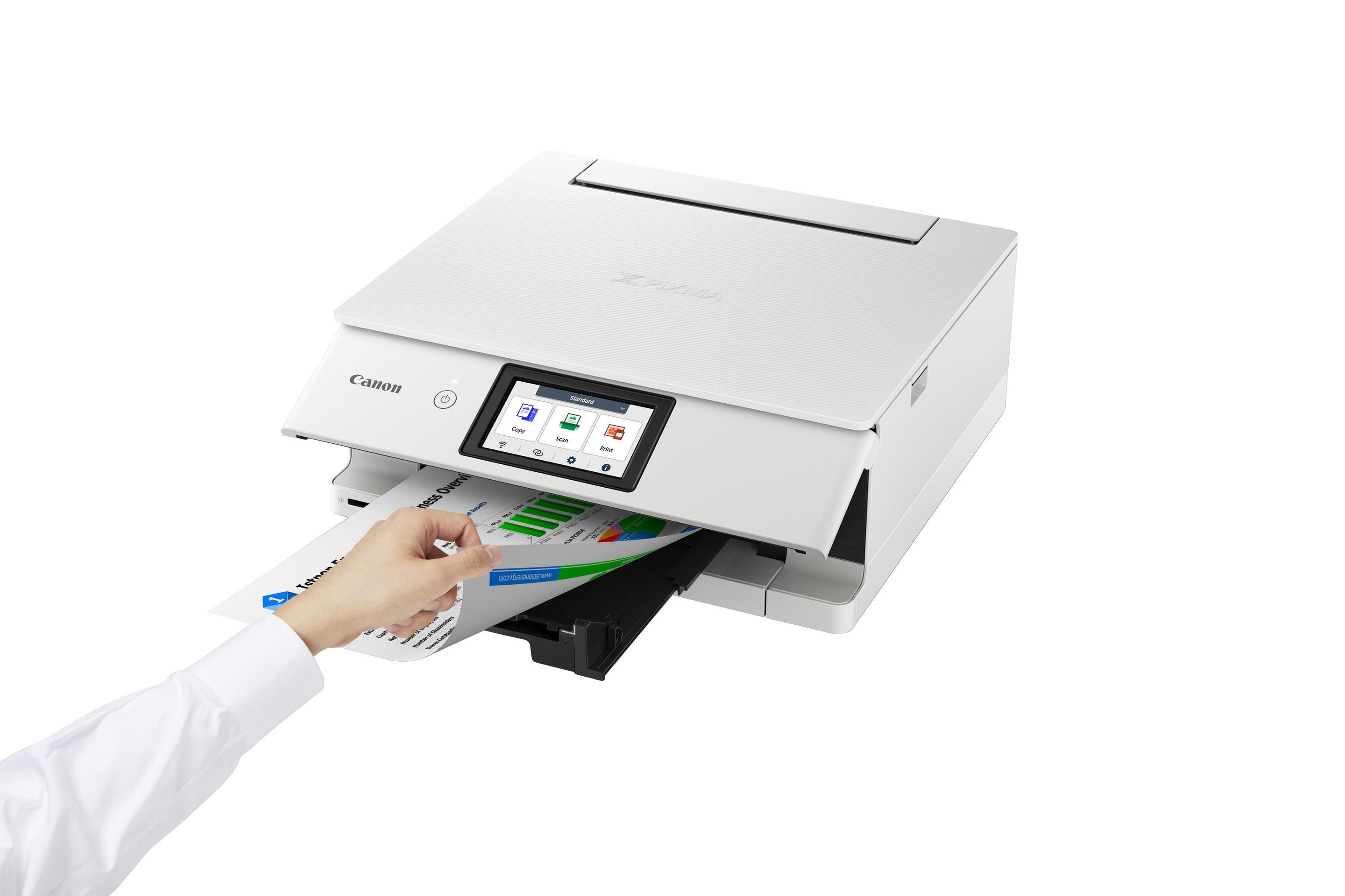 Impressora Multifunções CANON PIXMA TS8751 (A4 - Impressão a cores - 100 folhas - Branco) — miniatura 7
