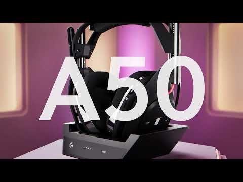 Headset Gaming LOGITECH G Astro A50 X LIGHTSPEED (Binaural - Sem fios - Circum-aural - Branco) — miniatura 2